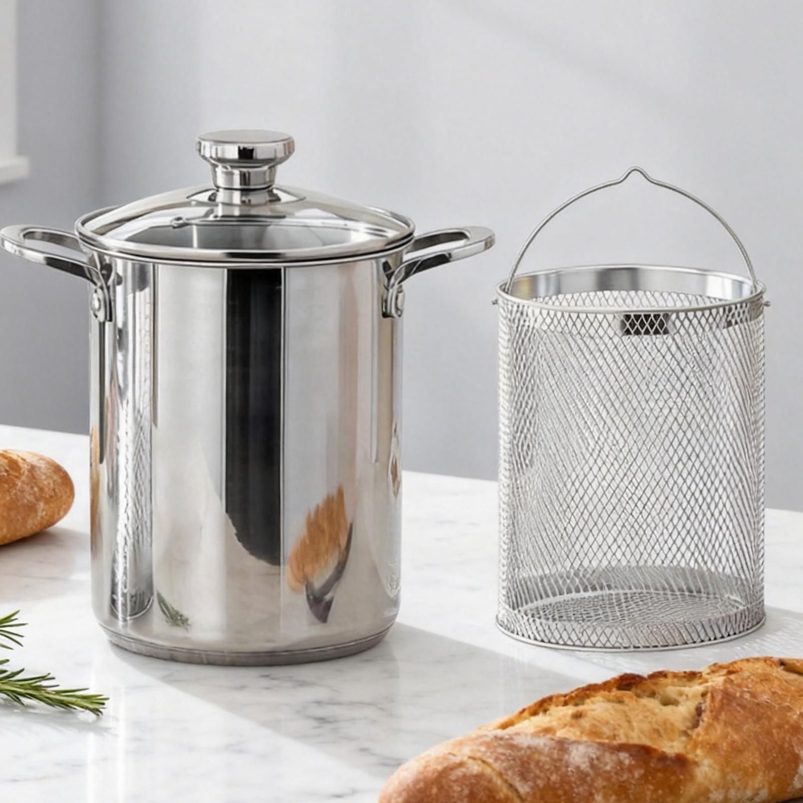 4L Stainless Steel Deep Fryer  - Commercial Kitchen Appliance 评论和价格