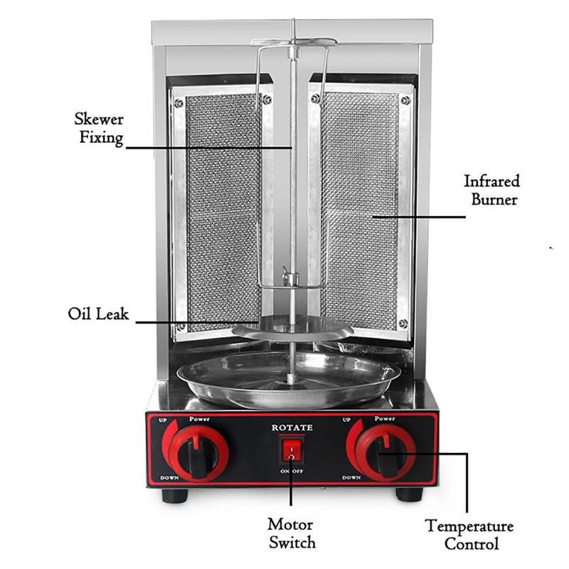 Commercial Vertical Shawarma K - Kebab Shawarma Machine 评论和价格
