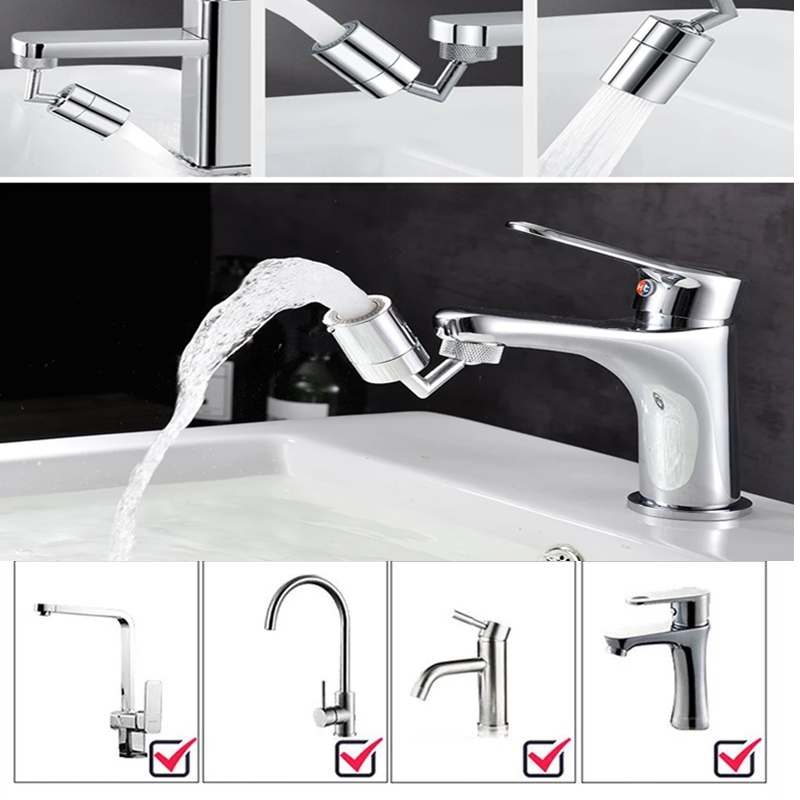 1-10PCS 720° Swivel Kitchen Fa - Commercial Kitchen Tap With Spray 评论和价格