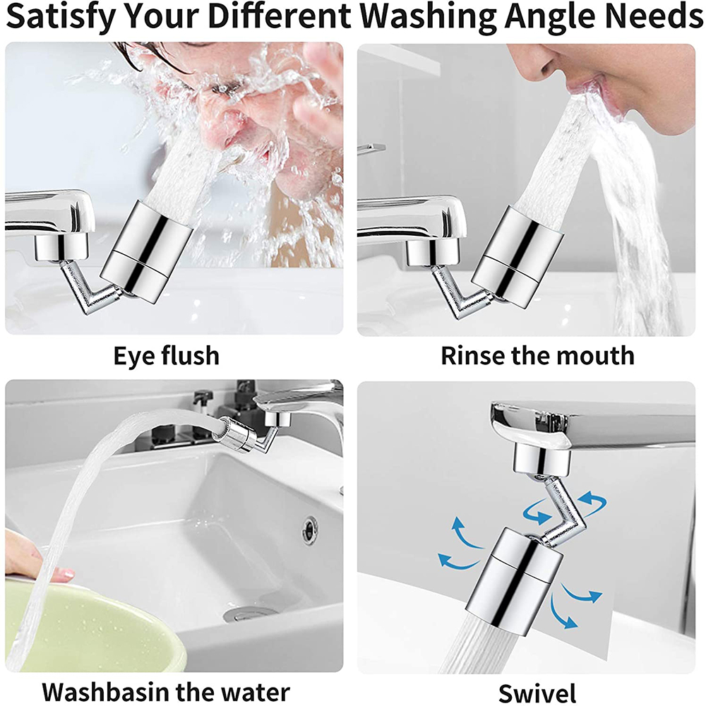1-10PCS 720° Swivel Kitchen Fa - Commercial Kitchen Tap With Spray 评论和价格