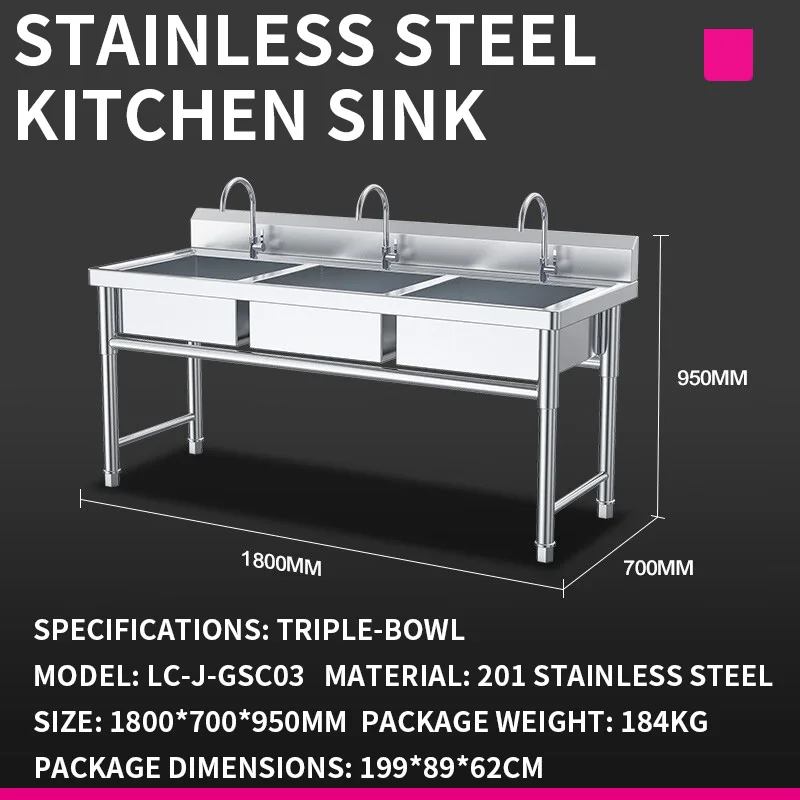 Kitchen Sink—Commercial Cafete - Commercial Kitchen Usa 评论和价格