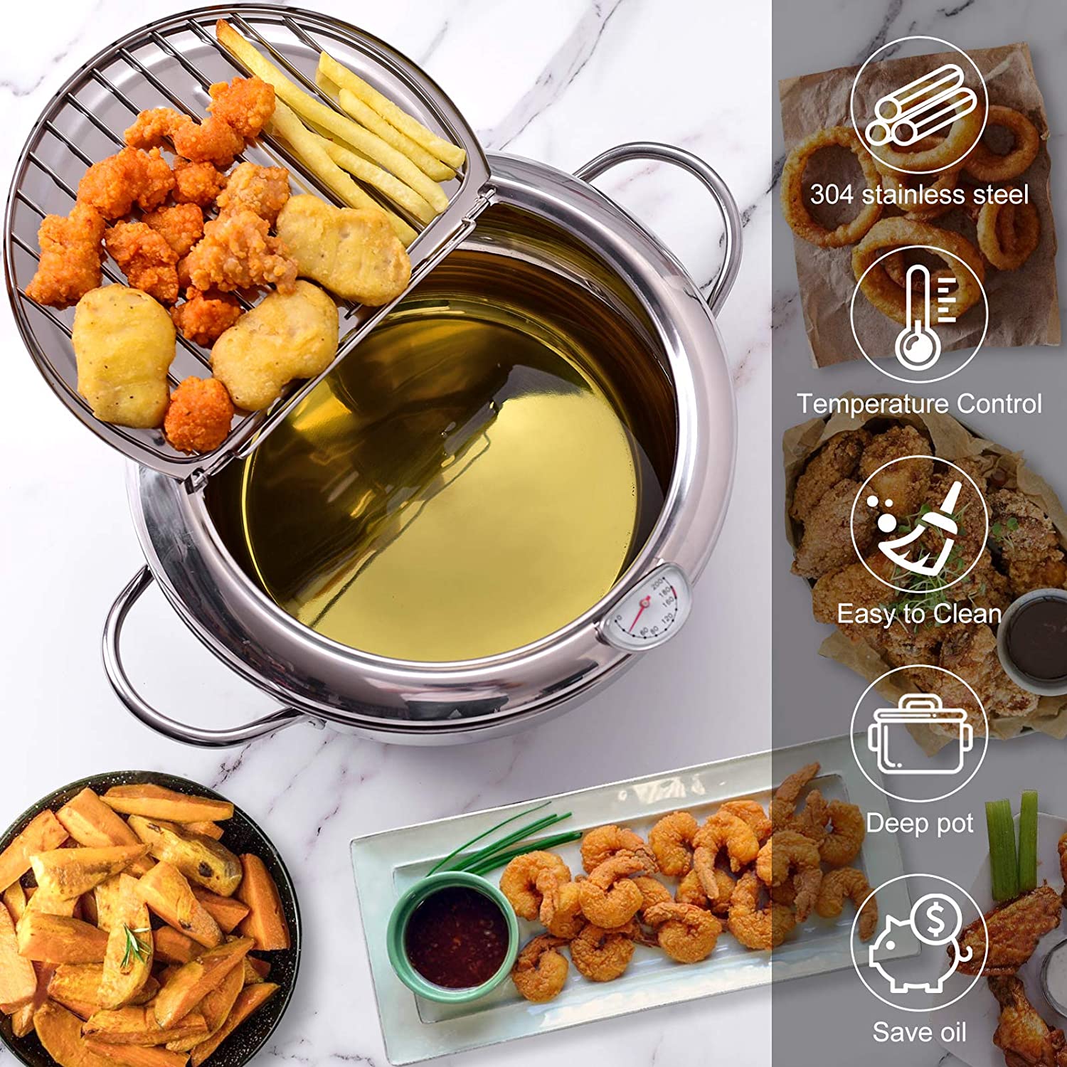 LMETJMA Japanese Deep Frying P - Commercial Kitchen Appliance 评论和价格